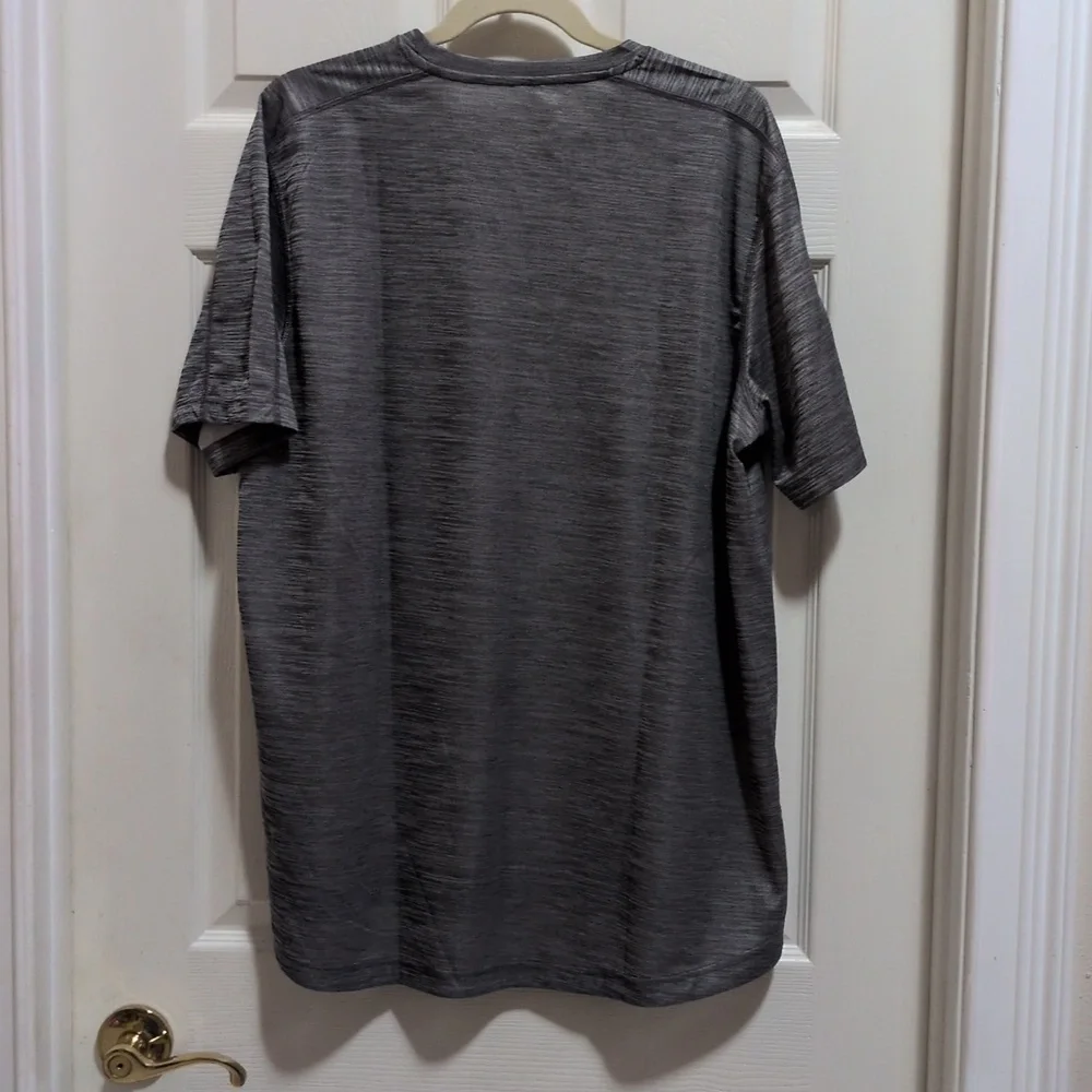 adidas Climalite Men's Heather Gray Short Sleeve Athletic Shirt Size XL
